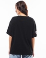 Shop Women's Black Zenitsu Agatsuma Graphic Printed Oversized T-shirt-Full