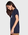 Shop Women's Blue 8 Bit Rick And Morty Graphic Printed Boyfriend T-shirt-Design