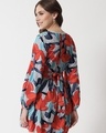 Shop Women's Blue Abstract Printed Dress-Full
