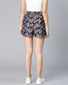 Shop Women's Blue All Over Floral Printed Shorts-Full