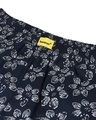 Shop Women's Blue All Over Flower Printed Boxers