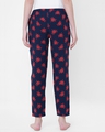 Shop Women's Blue All Over Heart Printed Lounge Pants-Design