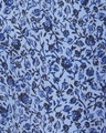 Shop Women's Blue All Over Printed  Cotton Capris