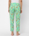 Shop Women's Blue All Over Printed Cotton Lounge Pants-Design