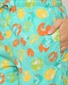 Shop Women's Blue All Over Printed Cotton Lounge Pants