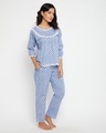 Shop Women's Blue All Over Printed Nightsuit-Design