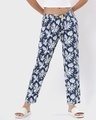 Shop Women's Blue All Over Printed Pyjamas-Front