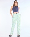 Shop Women's Blue All Over Printed Pyjamas
