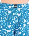 Shop Women's Blue All Over Printed Pyjamas