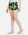 Shop Women's Blue All Over Printed Shorts-Full