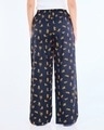 Shop Women's Blue All Over Printed Wide Leg Pyjamas-Design