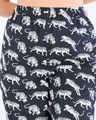 Shop Women's Blue All Over Printed Wide Leg Pyjamas