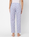 Shop Women's Blue All Over Rabbit Printed Cotton Lounge Pants-Design