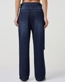 Shop Women's Blue Distressed Washed Straight Fit Jeans-Design