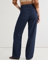 Shop Women's Blue Baggy Straight Fit Jeans-Design
