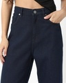 Shop Women's Blue Straight Fit Jeans