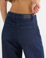 Shop Women's Blue Baggy Wide Leg Jeans