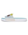 Shop Women's Blue Bear Printed Sliders-Design