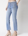 Shop Women's Blue Bootcut High Rise Jeans-Design