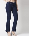 Shop Women's Blue Bootcut Jeans-Full