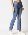 Shop Women's Blue Bootcut Jeans-Full