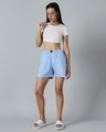 Shop Women's Blue Boxer Shorts