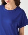 Shop Women's Blue Boyfriend T-shirt