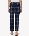Shop Women's Blue Checked Pyjamas-Full