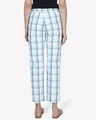 Shop Women's Blue Checked Pyjamas-Full
