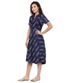 Shop Women's Blue Chevron Slopes Skater Dress