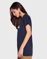 Shop Women's Blue Coffee Head Graphic Printed Boyfriend T-shirt-Design