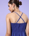 Shop Women's Blue Cotton Dress