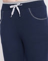Shop Women's Blue Cotton Track Pants
