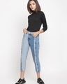 Shop Women's Blue Cut & Sew Slim Fit Jeans