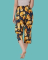 Shop Women's Blue Cute Sloth All Over Printed Capris-Design