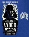 Shop Women's Blue Darth Vader Graphic Printed Oversized T-shirt