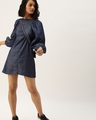 Shop Women's Blue Denim Dress-Full