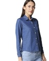 Shop Women's Blue Denim Shirt-Design