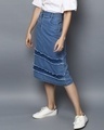 Shop Women's Blue Denim Skirts-Design