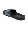 Shop Women's Blue Doodle Adjustable Velcro Sliders-Full