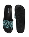 Shop Women's Blue Doodle Adjustable Velcro Sliders