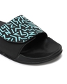Shop Women's Blue Doodle Adjustable Velcro Sliders