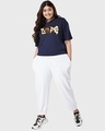 Shop Women's Blue Dope Bear Graphic Printed Oversized Plus Size T-shirt-Design