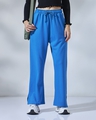 Shop Women's Blue Trackpants-Front