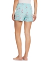 Shop Women's Blue Floral Printed Rayon Shorts-Design