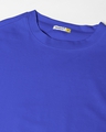 Shop Women's Blue Follow Your Heart Graphic Printed Oversized T-shirt