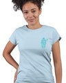 Shop Women's Blue Forever Ice cream Graphic Printed T-shirt-Front