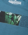 Shop Women's Blue Graphic Print T-shirt-Full