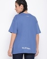 Shop Women's Blue Graphic Printed Loose Fit T-shirt-Full