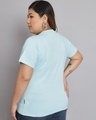 Shop Women's Blue Graphic Printed T-shirt-Design